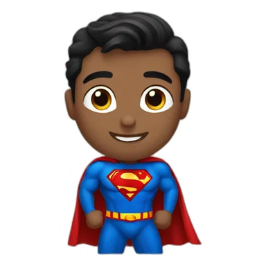 superman-with-blackcostume sticker