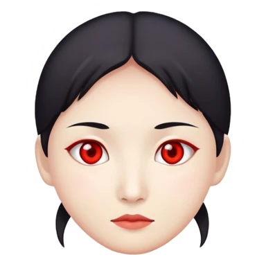 Un güero chino con ojos rojos  sticker