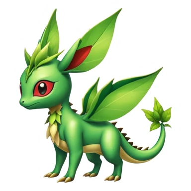 Shiny Exotic Flygon-Bayleaf-Leafeon-Hybrid-Creature sticker