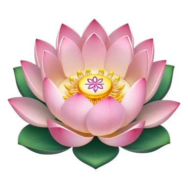 Цветок лотоса и символ Reiki sticker