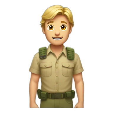 Steve Irwin sticker