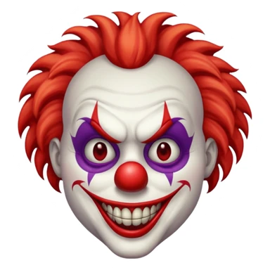 killer clown sticker