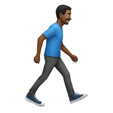 man walking with electricity shoes sticker