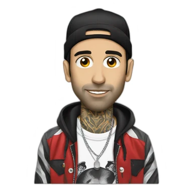 travis barker sticker