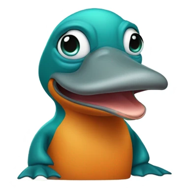 Perry the platypus sticker