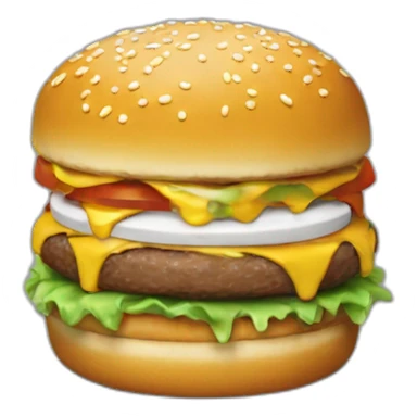 Homer Simpson mangeant un burger sticker