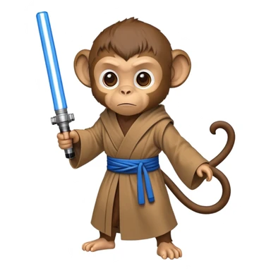 Monkey Jedi  sticker
