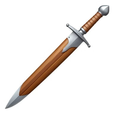 wooden gladius sticker