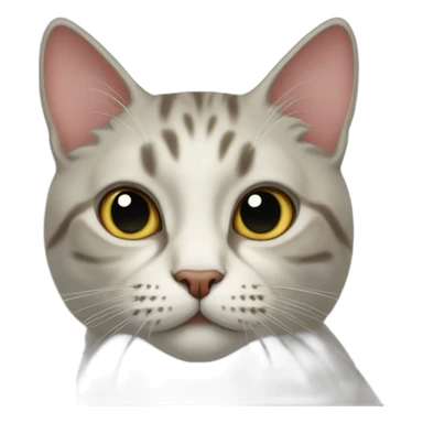 Cat with a Habsburg jaw sticker