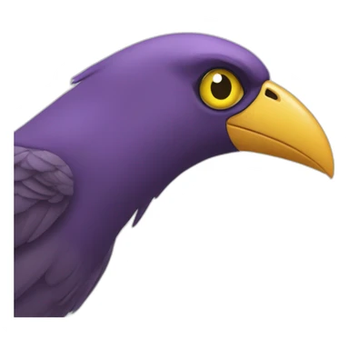 Oiseau de twitter avec des yeux de Jojo bizarre aventure sticker