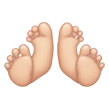 baby feet and mommy feet  sticker