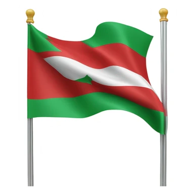 give me emoji flag syria al sawra in up green in down red in center white and 3 stras red sticker