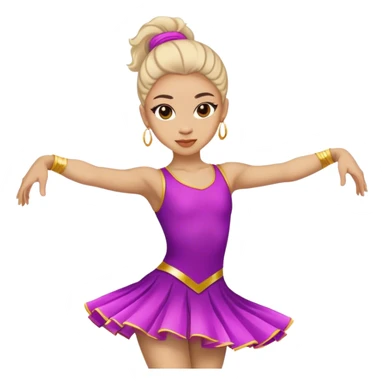 TEXT “Who are you? I am dancer!” sticker