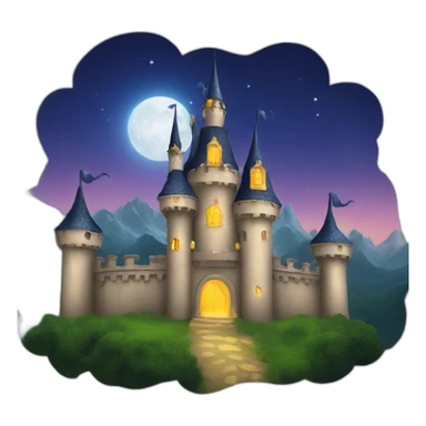 Magic castle sticker