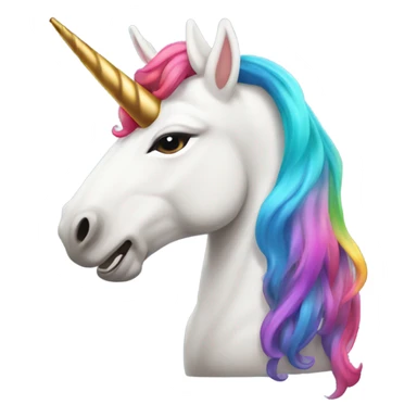 Unicorn smoking a blunt sticker