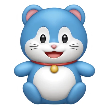 Exact doraemon as shown in cartoon sticker