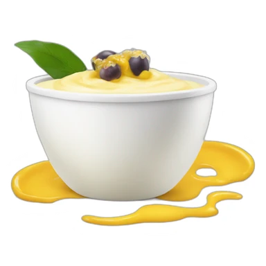 yoghurt with passionfruit sticker