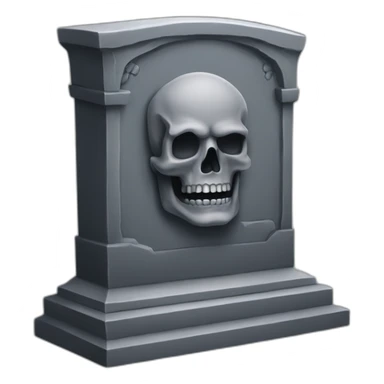 kickass tombstone sticker