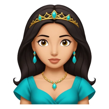 Emoji de la princesa Jasmin  sticker
