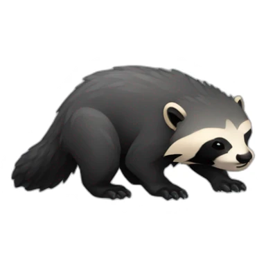 Honeybadger btc sticker