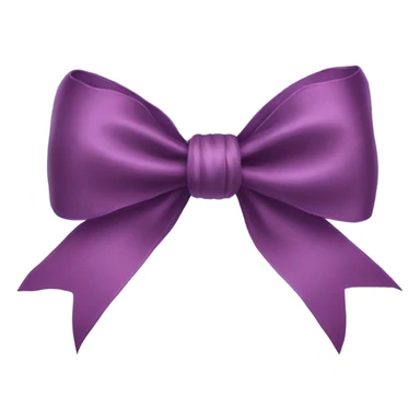 Silk bow sticker