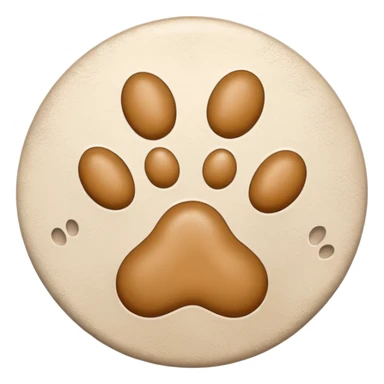 puppy paw print sticker