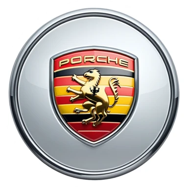 porsche logo sticker