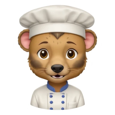 chef hyena sticker