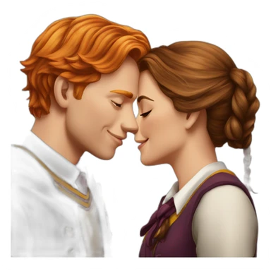Ronald_weasley_kissed_hermione_grander sticker