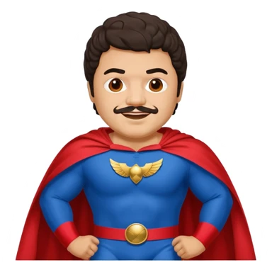 Create a Nacho Libre emoji for a teams chat but make it more original style to the movie sticker