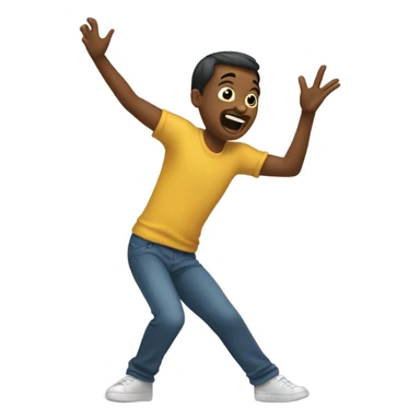 Dabing on the hater sticker