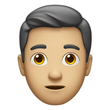 person with doubt sticker