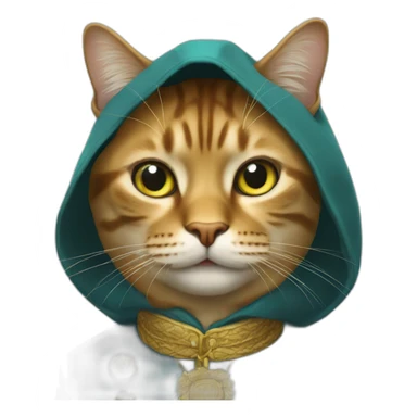 Un chat riche sticker