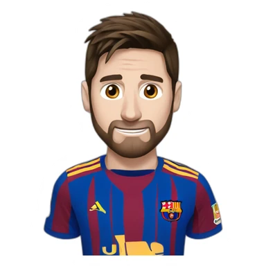 Messi_manger_caca sticker