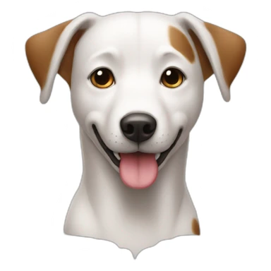 Chien boire lait sticker