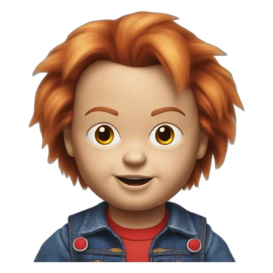 chucky poupée sticker