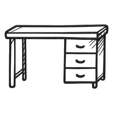 a desk sticker