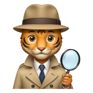 tiger Detective  sticker