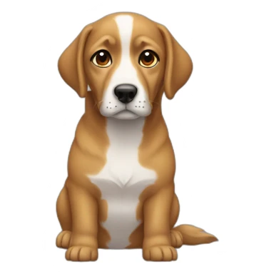this is not created by human. make a dog sticker
