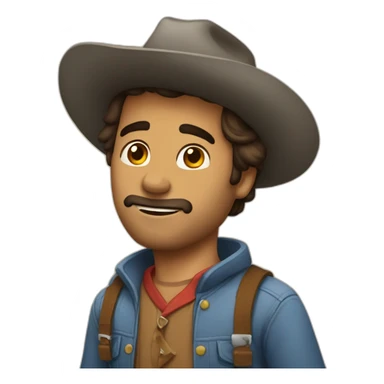 Hombre enamorado sticker