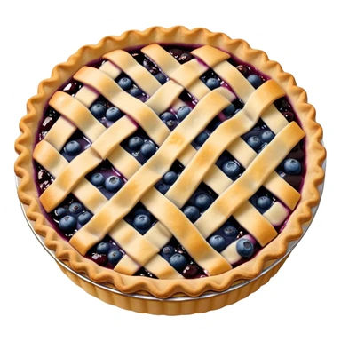 Scrumptious blueberry pie  sticker
