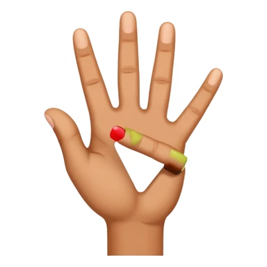 west side hand sign sticker