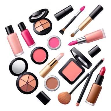Productos de maquillaje  sticker