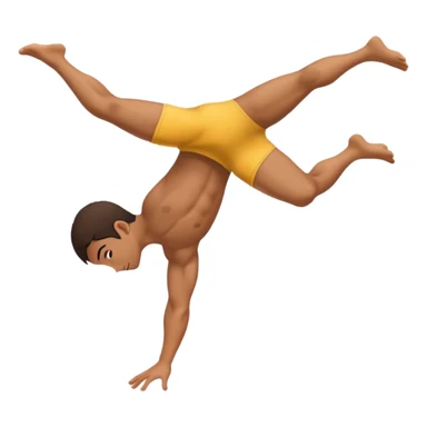 Back flip sideways sticker