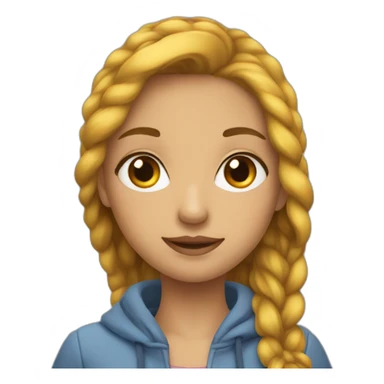 Une fille trop belle sticker