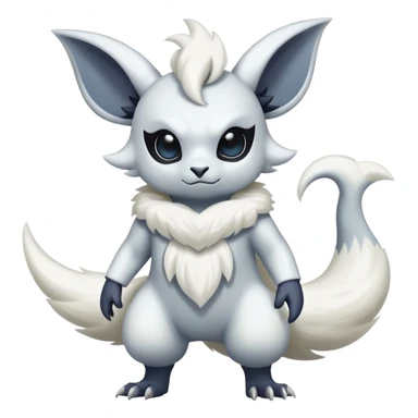 Snotty-Absol-Minccino-Pokémon-Fakémon-hybrid-creature (full body) sticker