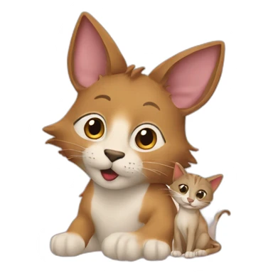 Känguru With cat sticker