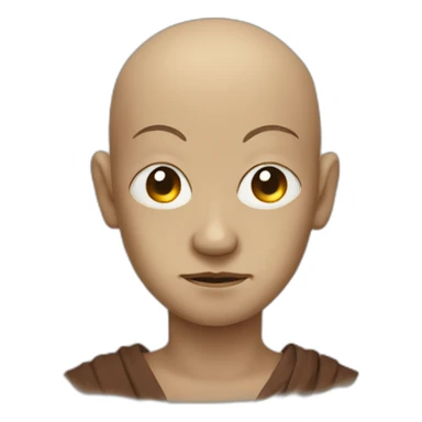 monk with a third eye sticker