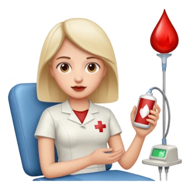 blood donation person team sticker