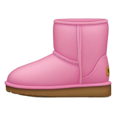 A pink pair of uggs  sticker